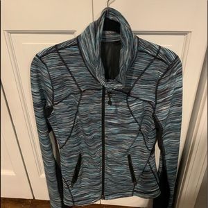 Zella light weight jacket with mesh back